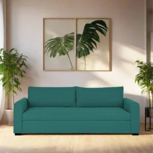 Febonic Living Sigma 3 Seater Pull Out Cum Bed Fabric Sofa