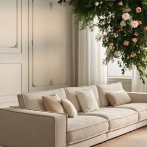 Imperia Premium Dual-Tone U-Shape Luxury Sectional Sofa
